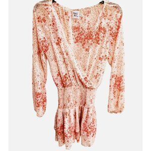 Princess Polly Altona Mini Dress Women's 4 Floral Smocked Ruffled